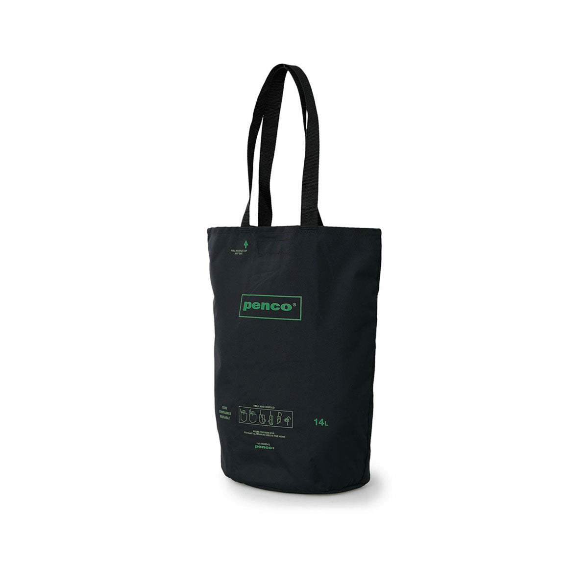 Penco : Bucket Tote (Packable) : Dark Green - Image 5