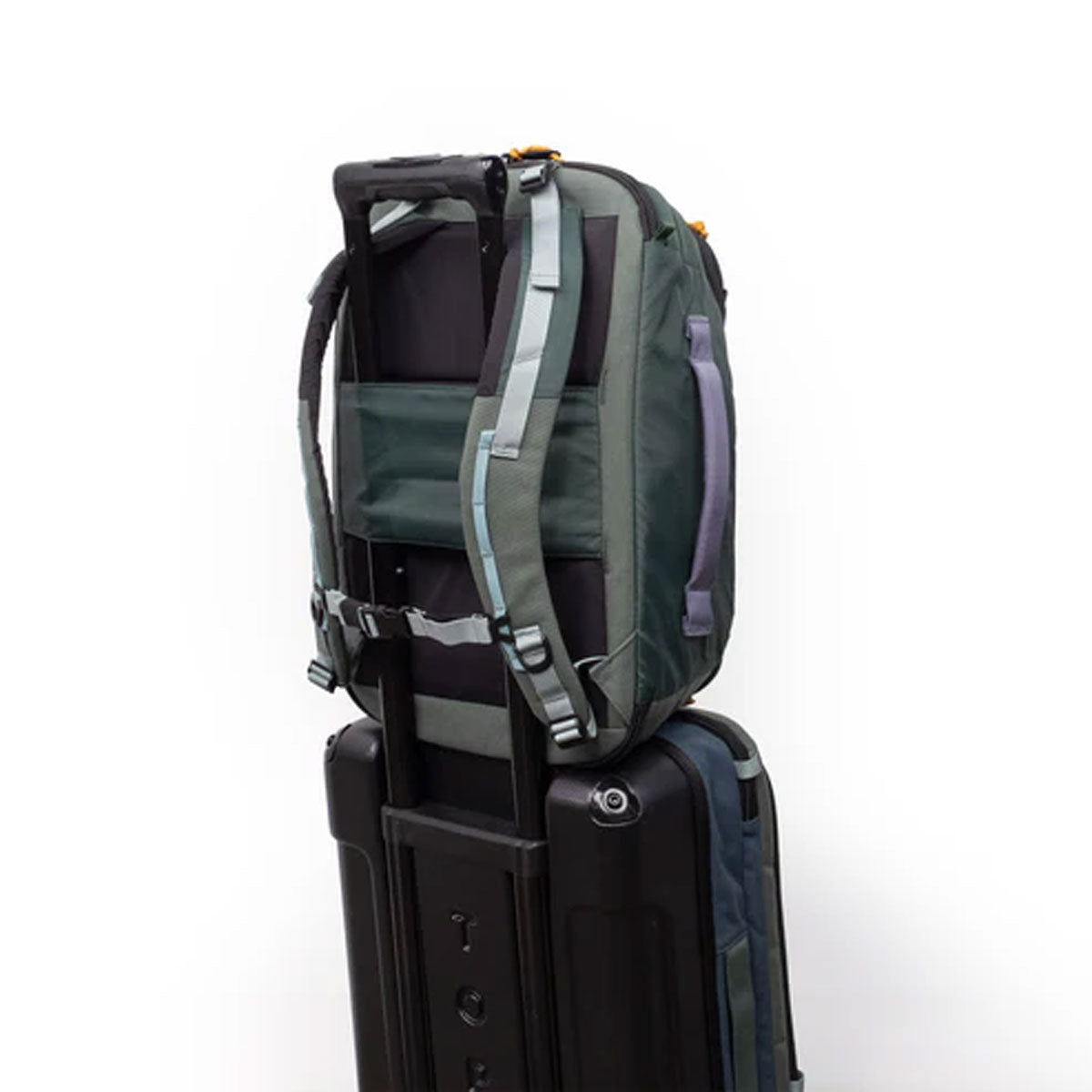 Topo Designs : Global Travel Backpack : Stone Blue/Forest - Image 12