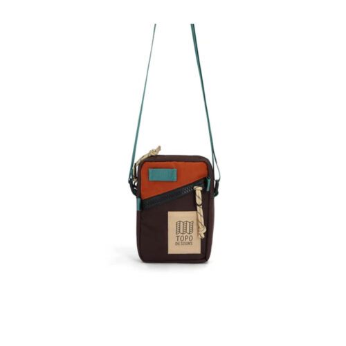 Topo Designs : Mini Shoulder Bag : Clay/Chocolate