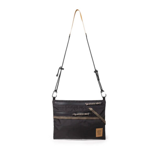 Topo Designs : Mountain Accessory Shoulder Bag : Black/Neutral