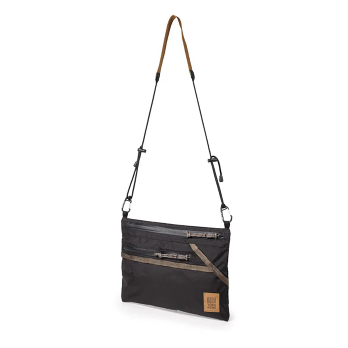 Topo Designs : Mountain Accessory Shoulder Bag : Black/Neutral - Image 2